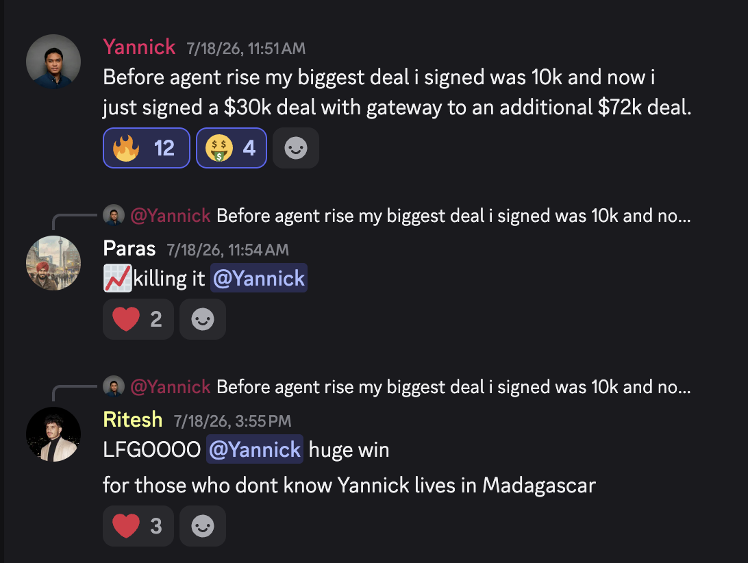 Yannick's win